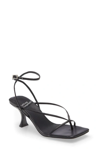 Jeffrey Campbell Fluxx-j Embellished Strappy Sandal In Black