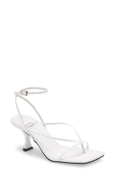 Jeffrey Campbell Women's Strappy High-heel Sandals In Silver Glitter