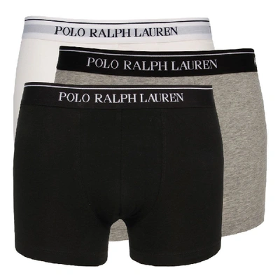 Ralph Lauren 3 Pack Boxers - White Heather