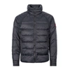 Canada Goose Hybridge Base Hooded Jacket In Navy