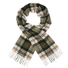 Barbour Scarf - Ancient Green Merino Cashmere In Multicolour