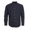 Polo Ralph Lauren Garment-dyed Oxford Shirt In Navy