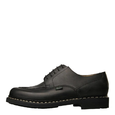 Paraboot Chambord Leather Derby Shoes In Black