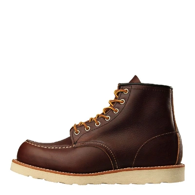 Red Wing Moc Toe Boots In Brown