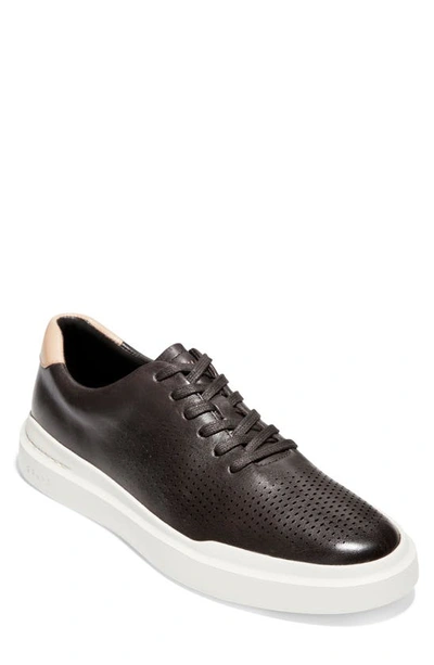 Cole Haan Grandpro Rally Sneaker In Dark Brown Handstain