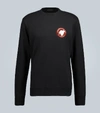 Undercover Logo-print Loopback Cotton-jersey Sweatshirt In Black