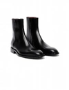 Balenciaga Men's Chrystal Textured Leather Booties In Black