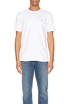 Allsaints Brace Tonic Crew Tee In Optic White