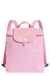 Longchamp Le Pliage Club Backpack In Pink