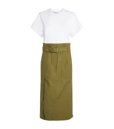 3.1 Phillip Lim Belted Cargo Dress In Wh304 Wh Ol