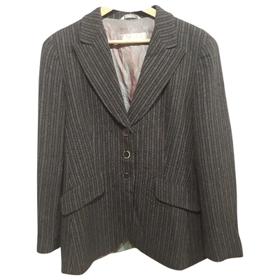 Pre-owned Max Mara Wool Blazer In Black