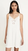 Eberjey Naya Double Inset Chemise In Ivory