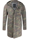 HERNO CAMOUFLAGE-PRINT HOODED JACKET