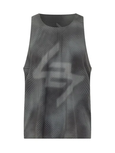 247 By Represent Graphic Tank Top With Sleek Design In Black Fade Out