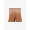 247 By Represent Mens Rust Motion Logo-print Cotton-jersey Shorts