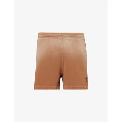 247 By Represent Mens Rust Motion Logo-print Cotton-jersey Shorts