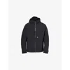247 By Represent Mens Black 247 Taped Relaxed-fit Nylon Jacket Xl In Black