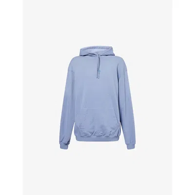 247 By Represent Mens Dusk Logo-print Oversized Cotton-jersey Hoody In Purple