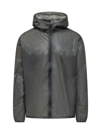 247 By Represent Stylish Spring Jacket With Hood And Front Zip In Black Fade Out