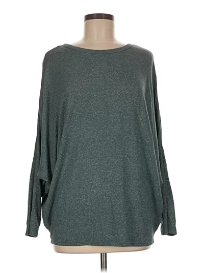 Pre-owned 24/7 Maurices 3/4 Sleeve T-shirt In Gray