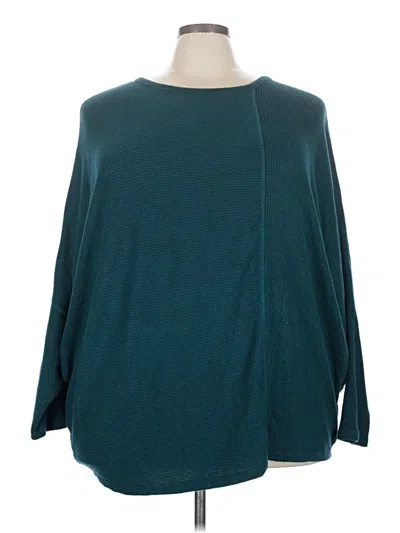 Pre-owned 24/7 Maurices 3/4 Sleeve T-shirt In Teal