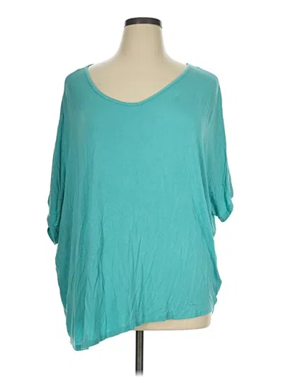 Pre-owned 24/7 Maurices 3/4 Sleeve T-shirt In Teal