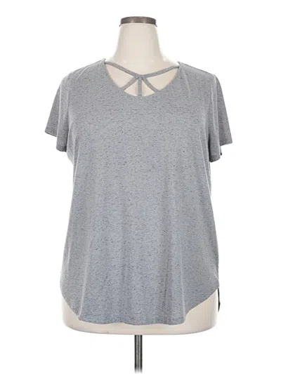 Pre-owned 24/7 Maurices Active T-shirt In Gray