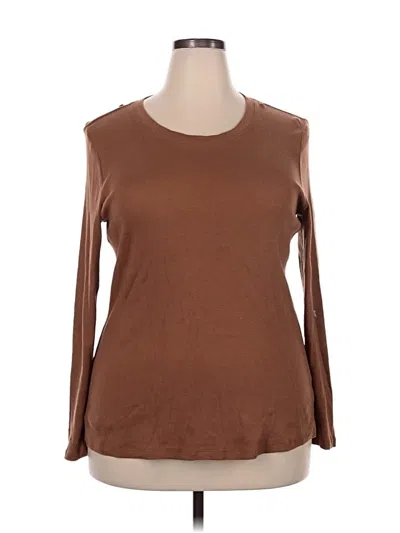 Pre-owned 24/7 Maurices Cardigan Sweater In Brown
