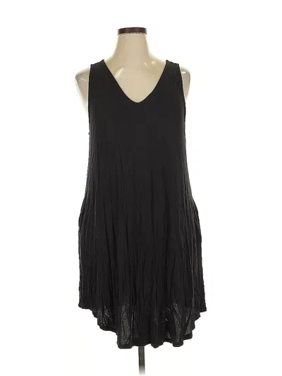 Pre-owned 24/7 Maurices Casual Dress In Black
