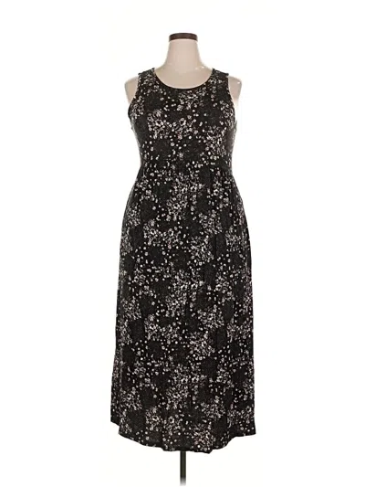 Pre-owned 24/7 Maurices Casual Dress In Black