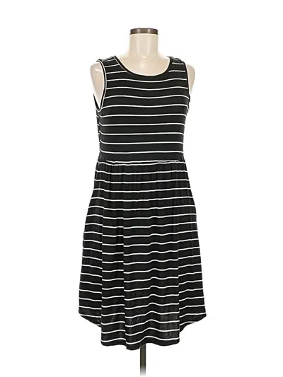 Pre-owned 24/7 Maurices Casual Dress In Black