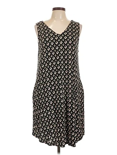 Pre-owned 24/7 Maurices Casual Dress In Black