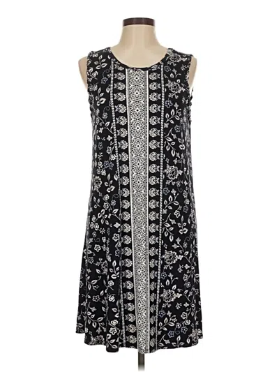 Pre-owned 24/7 Maurices Casual Dress In Black