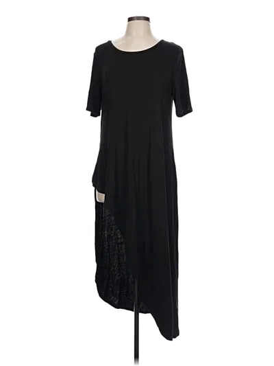 Pre-owned 24/7 Maurices Casual Dress In Black