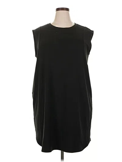 Pre-owned 24/7 Maurices Casual Dress In Black