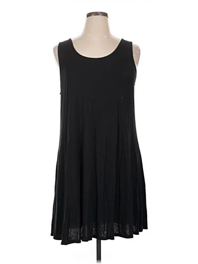 Pre-owned 24/7 Maurices Casual Dress In Black