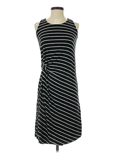 Pre-owned 24/7 Maurices Casual Dress In Black