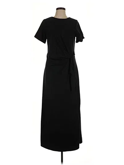 Pre-owned 24/7 Maurices Casual Dress In Black