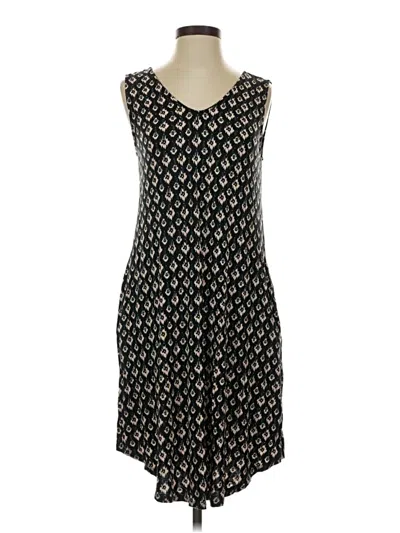 Pre-owned 24/7 Maurices Casual Dress In Black