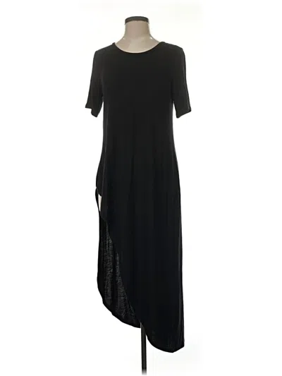 Pre-owned 24/7 Maurices Casual Dress In Black