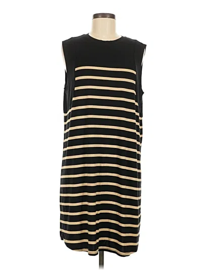 Pre-owned 24/7 Maurices Casual Dress In Black