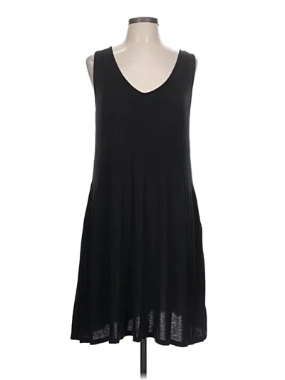 Pre-owned 24/7 Maurices Casual Dress In Black