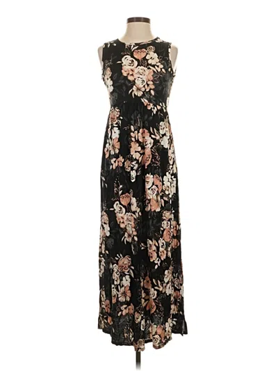 Pre-owned 24/7 Maurices Casual Dress In Black