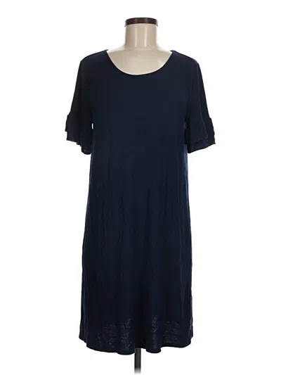 Pre-owned 24/7 Maurices Casual Dress In Blue