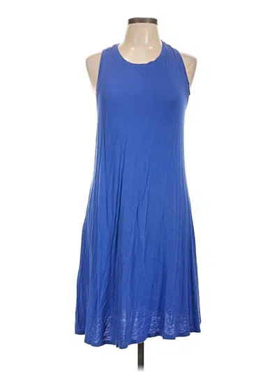 Pre-owned 24/7 Maurices Casual Dress In Blue