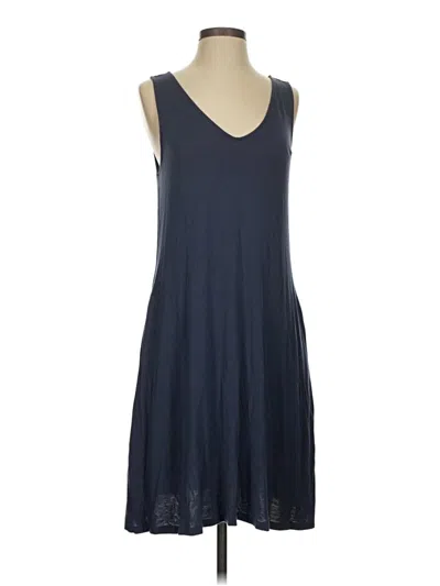 Pre-owned 24/7 Maurices Casual Dress In Blue