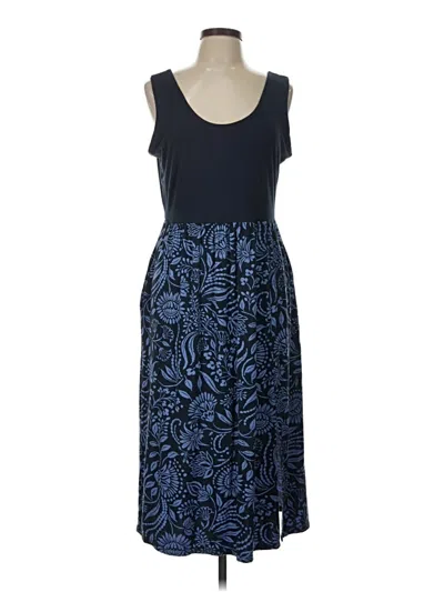 Pre-owned 24/7 Maurices Casual Dress In Blue