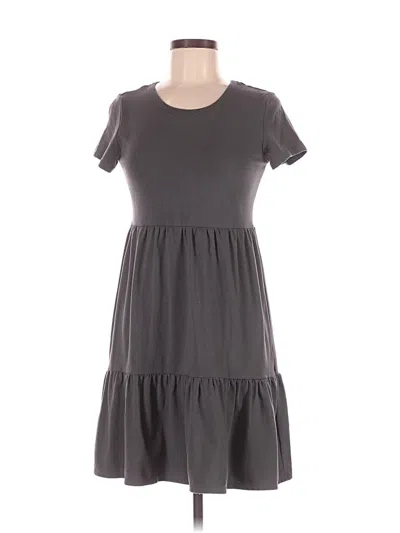 Pre-owned 24/7 Maurices Casual Dress In Gray