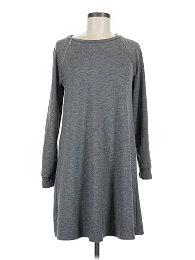 Pre-owned 24/7 Maurices Casual Dress In Gray