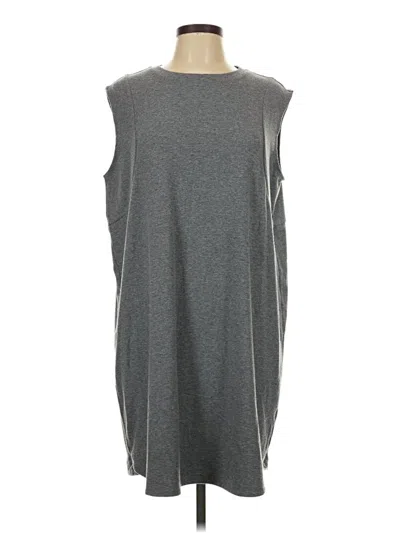 Pre-owned 24/7 Maurices Casual Dress In Gray
